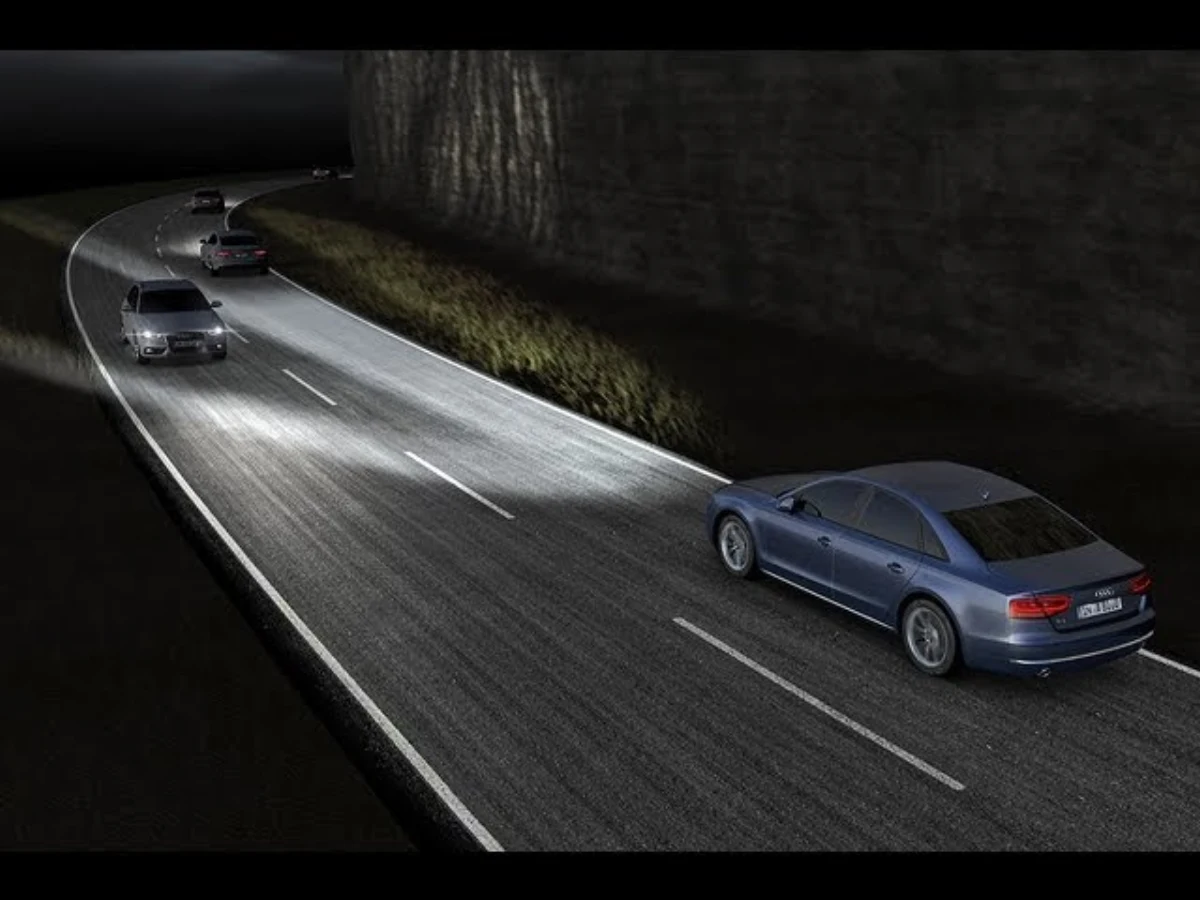 Audi Matrix LED adaptív útfény