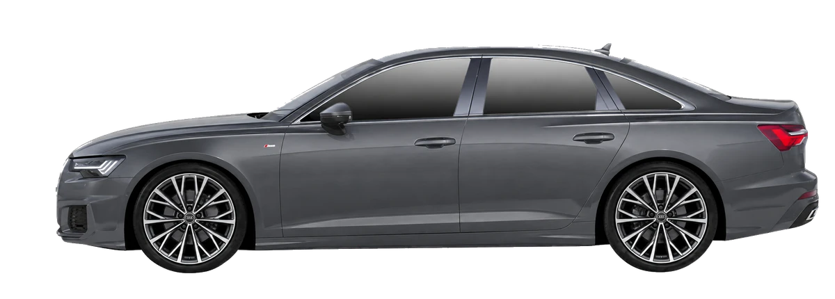 Audi A6 C8 oldalnézetből