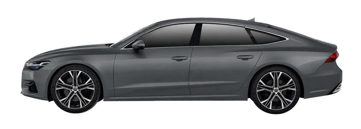 Audi A7 C8 oldalnézetből
