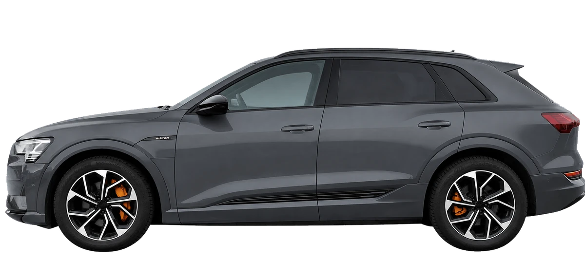 Audi e-tron GE oldalnézetből