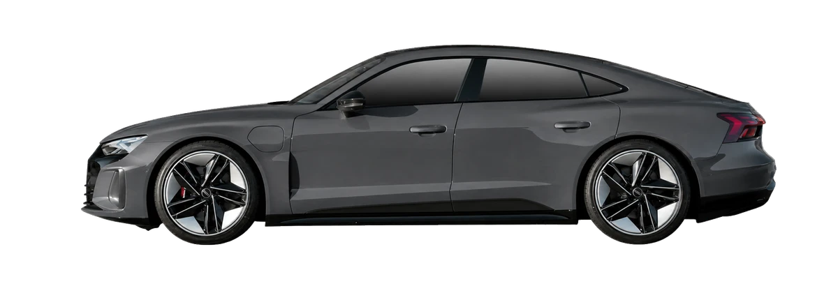 Audi e-tron GT oldalnézetből