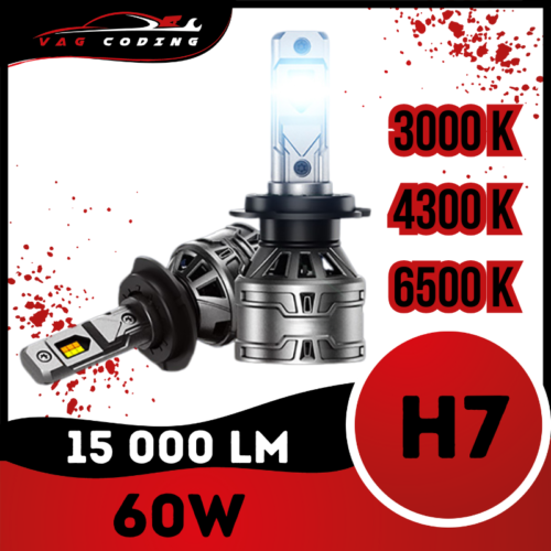 LED Világítás – 3Color H7 60W/15000LM