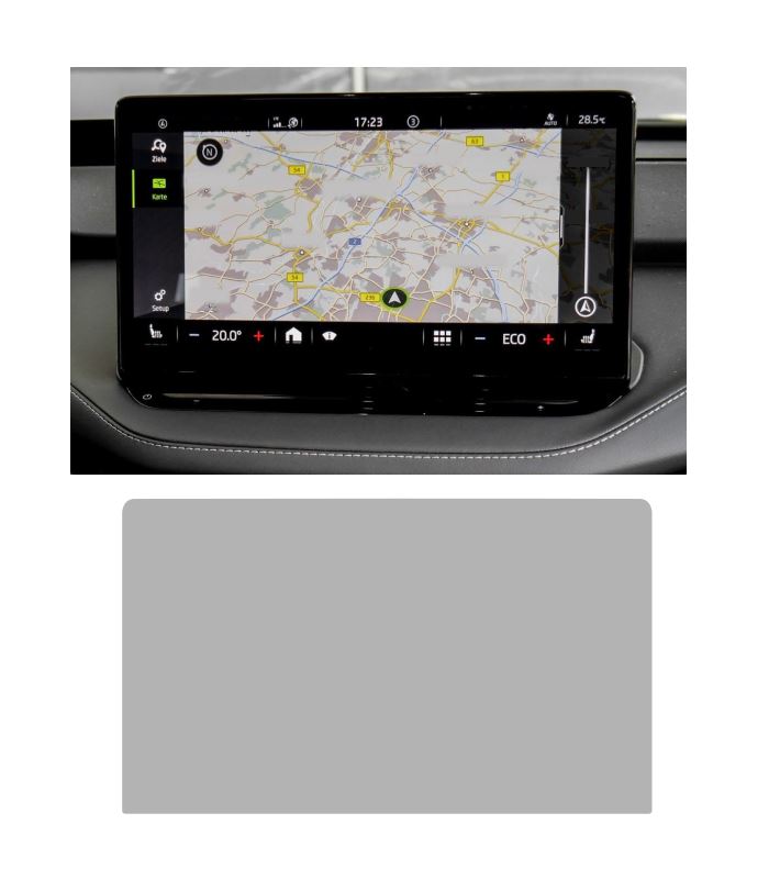 Disskin™ matt kijelzővédő fólia Skoda Enyaq ab 2020 MATT (Anti-Finger-Print)