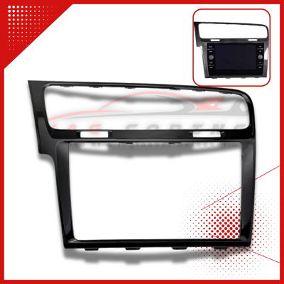 Kijelző keret – VW Golf 7 (8" üveg kijelzőhöz) – Piano Black