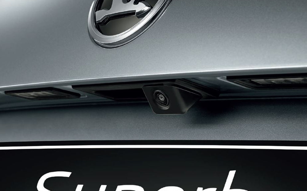 Tolatókamera – KA2 típus – Skoda Octavia III / Superb III (Pre-FL) / VW Touran / Tiguan / Sharan – mosófunkció nélkül