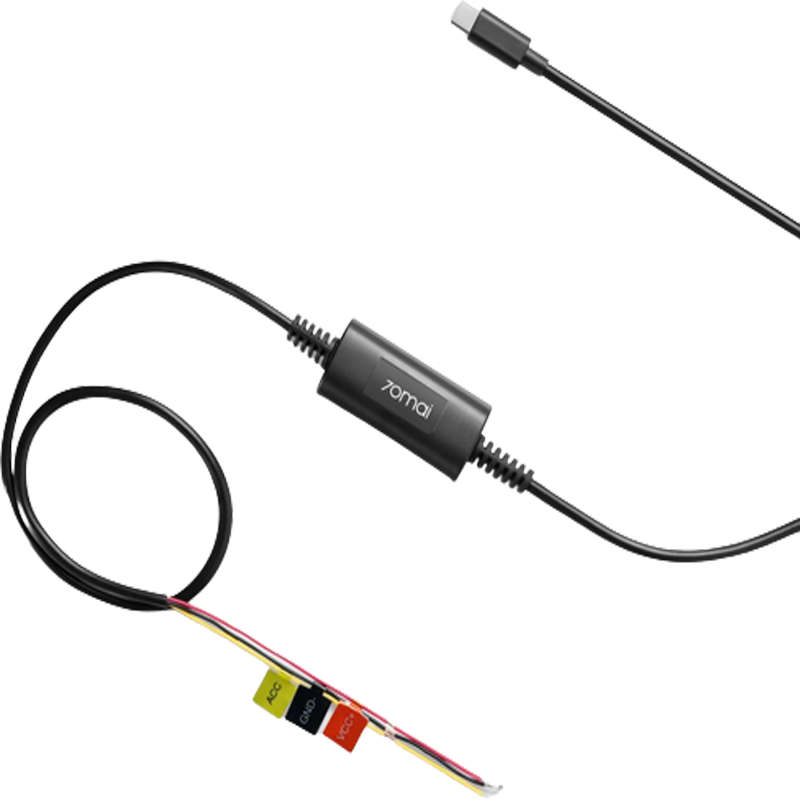 70mai Hardwire Kit Type-C UP03 Power Supply Adapter – folyamatos áramellátás dashcam kamerákhoz